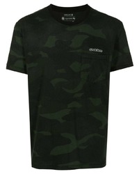 T-shirt girocollo mimetica verde scuro di OSKLEN