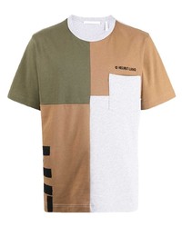 T-shirt girocollo multicolore di Helmut Lang