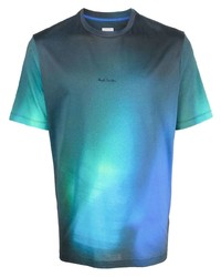 T-shirt girocollo multicolore di Paul Smith