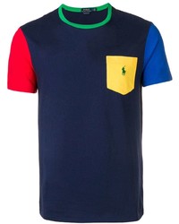 T-shirt girocollo multicolore di Polo Ralph Lauren