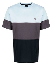 T-shirt girocollo multicolore di PS Paul Smith