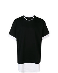 T-shirt girocollo nera e bianca di Mastermind World