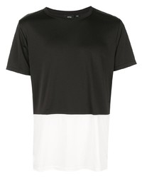 T-shirt girocollo nera e bianca di Onia