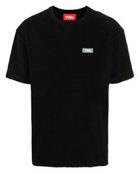 T-shirt girocollo nera di 032c