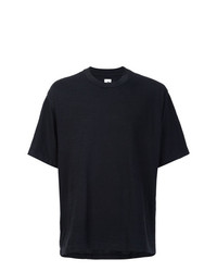 T-shirt girocollo nera di 321