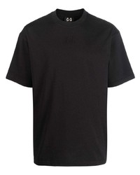T-shirt girocollo nera di 44 label group