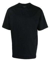 T-shirt girocollo nera di 44 label group