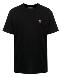 T-shirt girocollo nera di A Bathing Ape