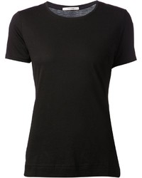 T-shirt girocollo nera di ADAM by Adam Lippes