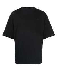 T-shirt girocollo nera di adidas