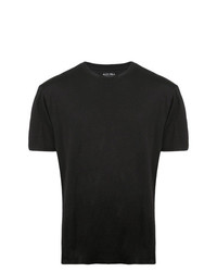 T-shirt girocollo nera di Alex Mill