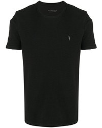 T-shirt girocollo nera di AllSaints
