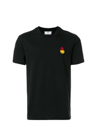 T-shirt girocollo nera di AMI Alexandre Mattiussi