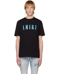 T-shirt girocollo nera di Amiri