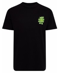 T-shirt girocollo nera di Anti Social Social Club