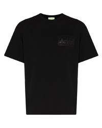 T-shirt girocollo nera di Aries
