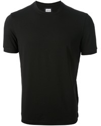 T-shirt girocollo nera di Armani Collezioni