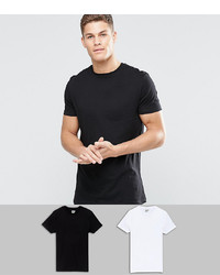 T-shirt girocollo nera di ASOS DESIGN