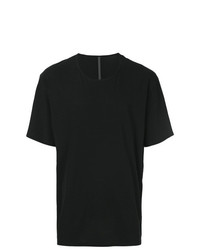 T-shirt girocollo nera di Attachment