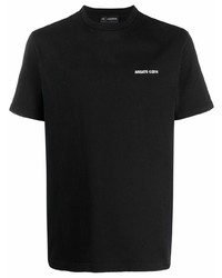 T-shirt girocollo nera di Axel Arigato
