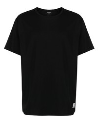 T-shirt girocollo nera di Balmain