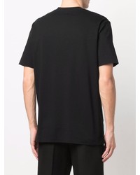 T-shirt girocollo nera di Mazzarelli