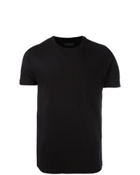 T-shirt girocollo nera di Belstaff