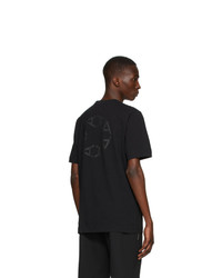 T-shirt girocollo nera di 1017 Alyx 9Sm