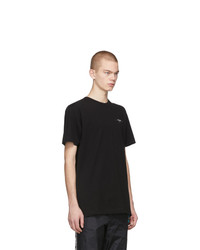T-shirt girocollo nera di Off-White