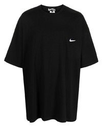 T-shirt girocollo nera di Black Comme Des Garçons