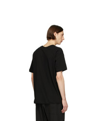 T-shirt girocollo nera di Isabel Benenato