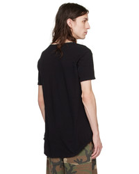 T-shirt girocollo nera di R13