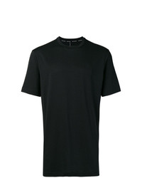 T-shirt girocollo nera di Blackbarrett