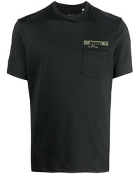 T-shirt girocollo nera di Blauer