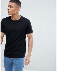 T-shirt girocollo nera di Burton Menswear