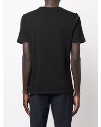 T-shirt girocollo nera di Hydrogen