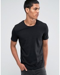 T-shirt girocollo nera di Celio