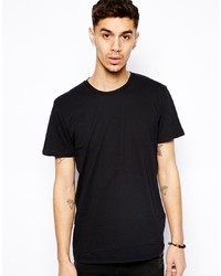 T-shirt girocollo nera di Cheap Monday