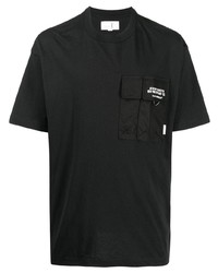 T-shirt girocollo nera di Chocoolate