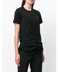 T-shirt girocollo nera di Comme Des Garcons Comme Des Garcons