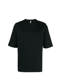 T-shirt girocollo nera di Cottweiler