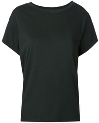 T-shirt girocollo nera di Current/Elliott