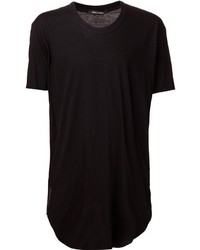 T-shirt girocollo nera di Damir Doma
