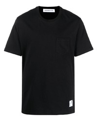 T-shirt girocollo nera di Department 5