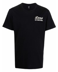 T-shirt girocollo nera di Deus Ex Machina