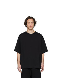 T-shirt girocollo nera di Dries Van Noten