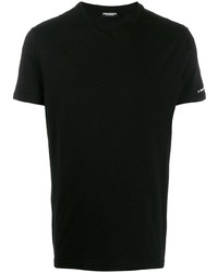 T-shirt girocollo nera di DSQUARED2