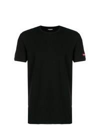 T-shirt girocollo nera di Dsquared2 Underwear