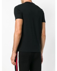 T-shirt girocollo nera di Le Coq Sportif