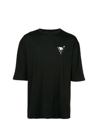 T-shirt girocollo nera di Ex Infinitas